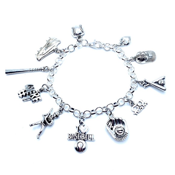 Baseball Charm Bracelet - Picture 7 of 9